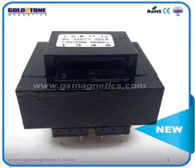 EI5720 Typ štvorcového kolíka Power Transformer zariadenia proti krádeži Prispôsobenie ovládacieho zariadenia 20W